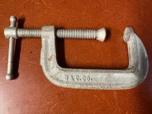 "Abrazadera en C vintage B & C BRINK & COTTON #142 2"" EE. UU. - Imagen 1 de 2