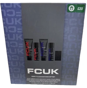 FCUK Keep It Clean Bathing Gift Set For Him - Picture 1 of 9