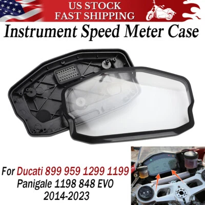 Dashboard Speedometer Cover Case For Ducati 959 899 1299 1199 Panigale 1198 Foto 1 de 4