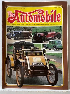 The Automobile Magazine August 1983 Vol.1 No.6 982C - Imagen 1 de 2