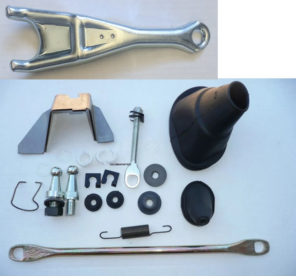 1966-70 Charger GTX 4-Speed Clutch Linkage Rod Frame Crank Bracket Manual Kit  - Image 1 of 2