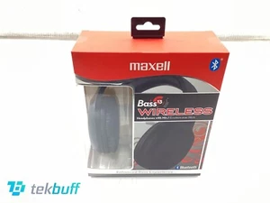 Maxell 199793 Bass 13 On-Ear Headphones w/ Microphone - Bluetooth, Black - Picture 1 of 3
