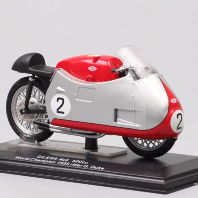 1/24 Gilera 4cil 500cc MOTOGP 1955 NO#2 Geoff Duke motorcycle Toy models Gift - Image 1 of 4