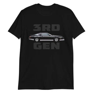 Black Chevy Camaro 3rd Gen Short-Sleeve Unisex T-Shirt - Picture 1 of 7