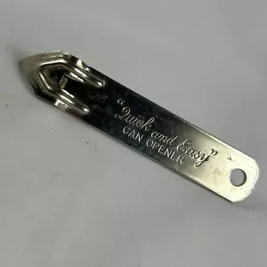 Apriscatole Facile e Veloce Vintage Acciaio Inox Vaughan USA Pat - Foto 1 di 6