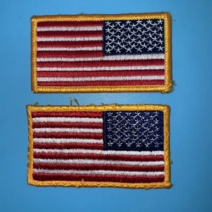Lote de parches vintage de bandera americana - Imagen 1 de 2