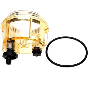 S3213 RK30475 Fuel Water Separator Collection Bowl Plastic Clear Bowl B32013 - Bild 1 von 6