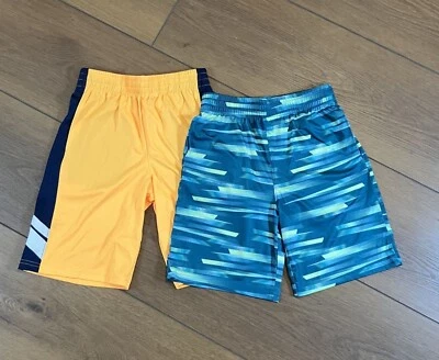 Lands' End NUEVO CON ETIQUETAS 2 pares de pantalones cortos de gimnasio para niños paquete corto talla M (8) Foto 1 de 4