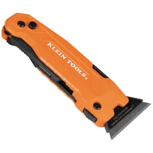 Klein Tools 44306 FLICKBLADE 2-in-1 Utility Knife & Scraper with Blade Storage - Picture 1 of 10