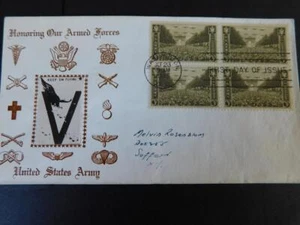 Ejército de EE. UU. FDC 1945-KEEP EM VOLANDO, PRESTIGIO DE CROSBY - Imagen 1 de 1