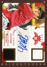 2016 Diamondbacks Diamond Kings DK Material Signatures Framed Baseball #72 Huang