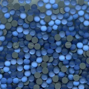 2080 4 SS10 SA FRHF*50 SWAROVSKI STRASS FLACHER BODEN 2,9mm SAPPHIRE FR HOTFIX - Bild 1 von 4