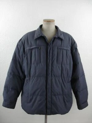 Men's XXL Hawke & Co. Gray Packable Puffer Down Insulated Quilted Shirt Jacket - Image 1 of 4