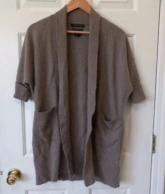 Cárdigan TAHARI Pure Luxe Cashmere Frente Abierto Informal Carrera Todos los Días XS Foto 1 de 3