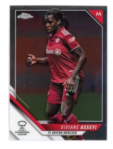 2021-22 Topps Chrome UEFA Women's Champions League Viviane Asseyi #56 - Picture 1 of 2
