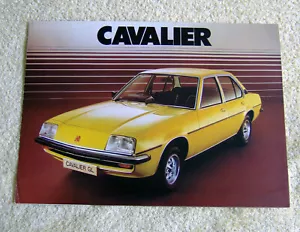Vauxhall Cavalier Mk1 Faltprospekt 1975 inkl. Coupe & Limousine - Bild 1 von 4