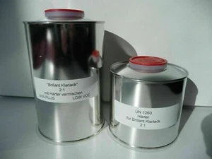 1,5 L Set 2K Klarlack mit UV-Absorber für Tintenlasur & Candylacke - Bild 1 von 1
