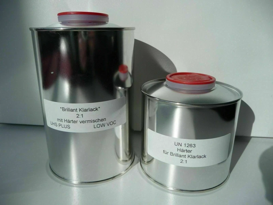 1,5 L Set 2K Klarlack mit UV-Absorber für Tintenlasur & Candylacke - Bild 1 von 1