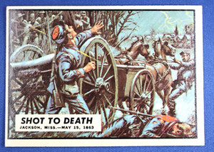 1962 Topps Civil War News - #44 "Shot to Death" - ExMtNrMt Condition