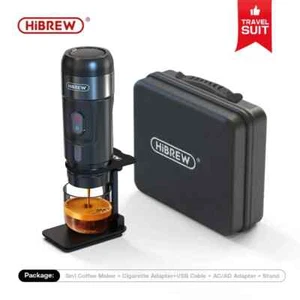 80W Tragbare Auto-Kaffeemaschine, 3-in-1-Expresso-Kaffee HiBREW H4A mit Ständer - Bild 1 von 20