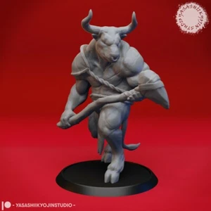 Minotaur - Yasashii - Monster Dungeons and Dragons 32mm Fantasy D&D Roleplay - Picture 1 of 1