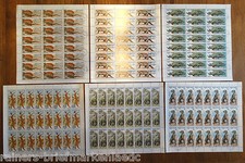 Kampuchea Motiv Dinosaurierer Bogen Satz gestempelt Prähistorische Tiere used