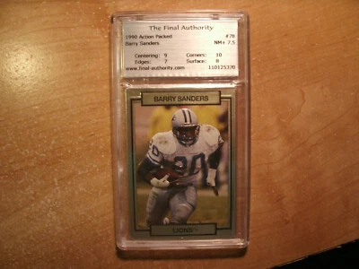 1990 Barry Sanders Football Card #78 - NM+ 7.5 - Image 1 of 3