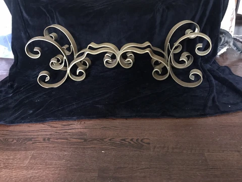 1950’s Style Hollywood Regency heavy metal coffee table base Cover