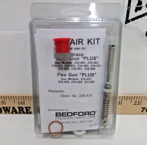 Kit Bedford 20-1930 - Pistola Plateada/Flexión Plus GRACO 235-474 Pintura Industrial - Imagen 1 de 2