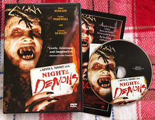 NIGHT OF THE DEMONS [1987] (Anchor Bay, 2004, w/Card) | DVD, No Scratches