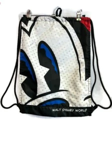 Walt Disney World Parks Mickey and Minnie Mouse Drawstring Cinch Bag Pop Art - Picture 1 of 5