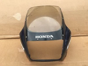 HONDA CBR250 CBR 250 1987 MC17 AERO HURRICANE CARENADO SUPERIOR PANEL Y PANTALLA - Imagen 1 de 9