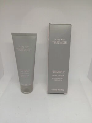 NUEVO Combo de crema de noche Mary Kay Timewise Age Minimize 3D a grasa 1,7 OZ Foto 1 de 2