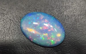10.70 Carats Natural Ethiopian Opal Oval Cabochon Loose Gemstone Making Jewelry - Picture 1 of 6