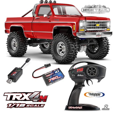 Traxxas TRX-4M Chevy K10 4x4 Lifted Red 1/18 Crawler Rtr TRX97064-1RED - Immagine 1 di 4