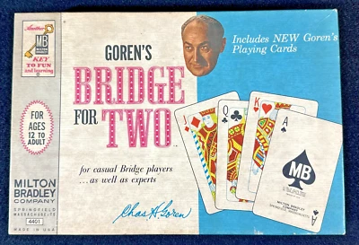 Goren’s BRIDGE FOR TWO (1964) MILTON BRADLEY No. 4401 Complete - Image 1 of 4