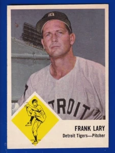 FRANK LARY tigers 1963 FLEER #14 EXCELLENT NO CREASES - Picture 1 of 2
