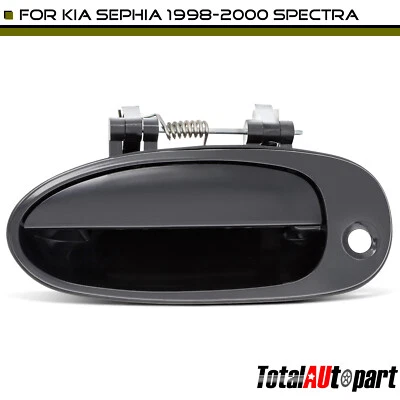 Manija de puerta exterior negra lisa para conductor delantero Spectra Kia Sephia 1998-2001 Foto 1 de 4