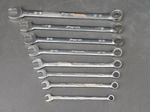SNAP ON SAE 12 POINT COMBO WRENCH SET 5/16 - 13/16 8 PC - Bild 1 von 20