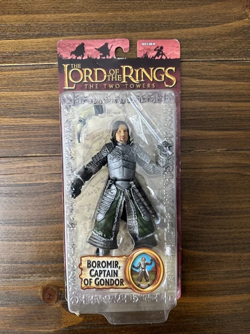 Lord of The Rings Boromir Captain of Gondor Figure Two Towers Toybiz 2004 Cover