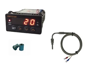 Medidor de escape rojo EGT con alarma, sensores EGT y kit combinado de paquete de soldadura - Imagen 1 de 7