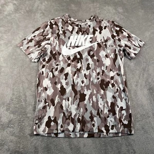 Nike Sportswear Kids Camo T-Shirt Medium Short Sleeve Casual Top - Picture 1 of 9