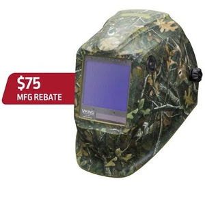 Lincoln Viking 3350 White Tail Camo Welding Helmet K4412-4 - $75 Rebate - Picture 1 of 9