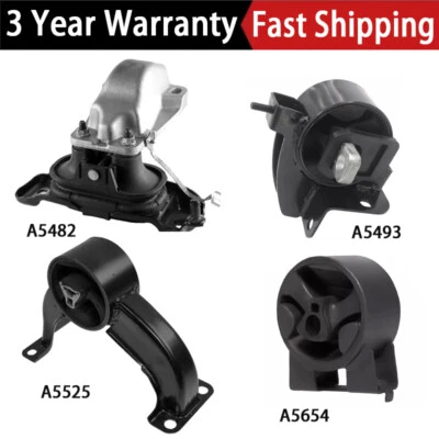 4 piezas de montaje de motor para Volkswagen Routan 2008-10 Dodge Grand Caravan 2009-10 4,0 L Foto 1 de 4