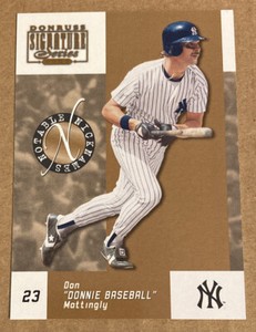 2003 Donruss Signature Don Mattingly Notable Nicknames #580/750 Yankees