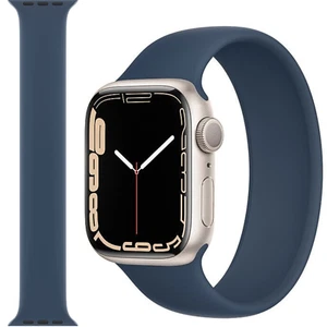 Oryginalna bransoletka Apple Watch Solo Loop Abyss Blue 41mm Rozmiar 5 - Zdjęcie 1 z 2