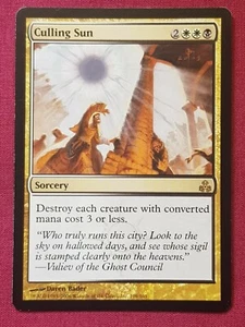 Magic The Gathering GUILDPACT CULLING SUN black/white card MTG - Picture 1 of 2