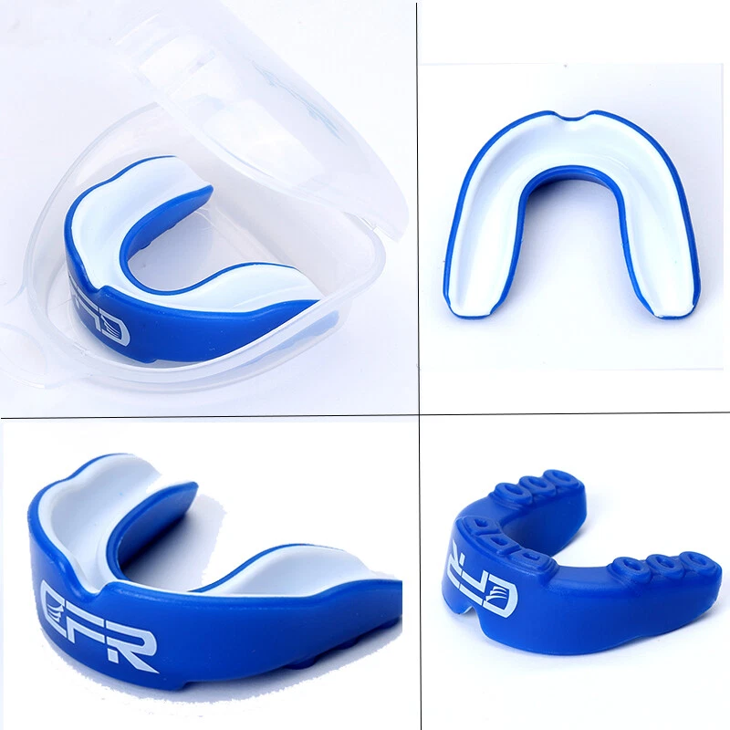 Gel Goma Protector Bucal Estuche Protector Dientes Rechinar Boxeo MMA Deportes Boquilla CFR Foto 1 de 4