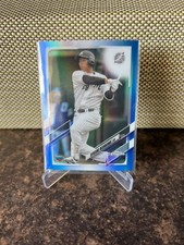 2021 Topps Blue Chrome Japan Ryosuke Nishikawa RC Chiba Lotte Marines #/150