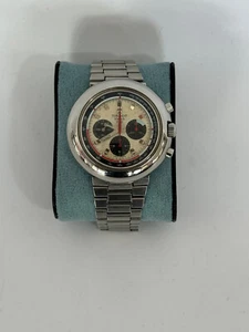 Orologio Uomo Vintage TISSOT T12 Cronografo Lemania 873 Acciaio Inox - Foto 1 di 6